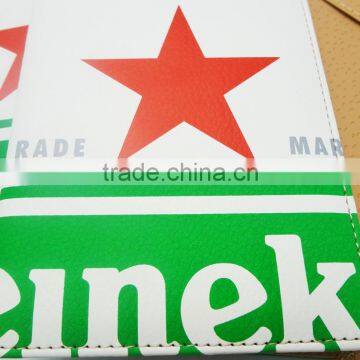 3 Colors Logo Printed Famous Branded Leather Passport Cover Quality Choice photo-3