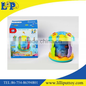 Beautiful rotating colorful ocean projection toy