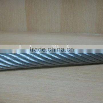 Manufacture 6*19+IWRC Galvanized Steel Wire Rope/steel Cable