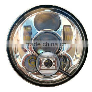 DOT Approved 5.75" 5 3/4 LED Headlight With Stop / Parking Lights Harley Softail Dyna