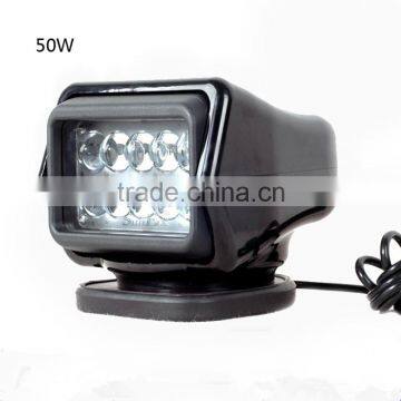 360 Degree Rotating 50W Led Search Light Remote Control Spot Work Light For Jeep Off Road Vehicles Trucks Boat photo-2