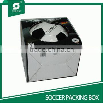 PRINTED FOOTBALL PACKING BOX WITH PVC WINDOW photo-4