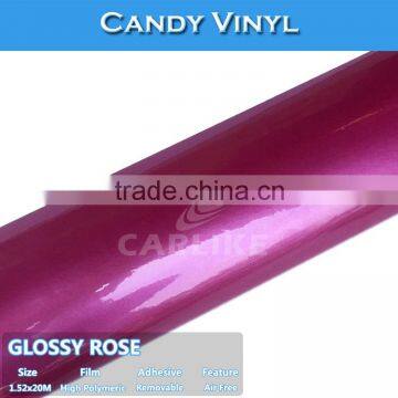 Hot Sell CARLIKE Brand Matt And Glossy Candy Car Wrap Film