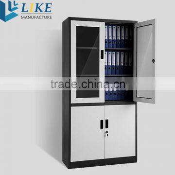 HOT sale glass door stainless steel/metal filing cabinet dubai