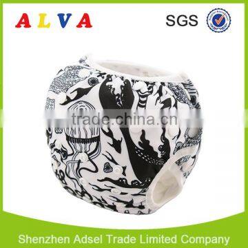 Alva New Pattern of Swim Diapers High Quality Washable Baby Swimming Diapers