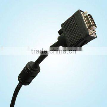 black color gold plated vga cable,toshiba vga card for laptop