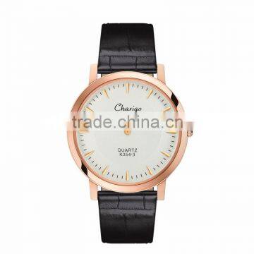 super slim rose gold watch simple style watches with 30 meters waterproof