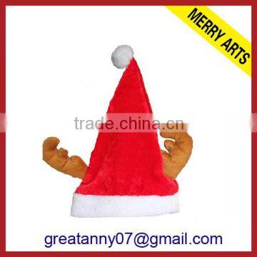 2015 New Product Christmas Hats Xmas Hat Flashing Christmas Hats With Good Quality