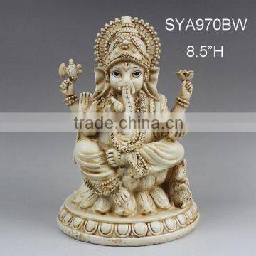 Polyresin Lord Ganesh Statue For Home Decoration