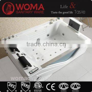 Factory spa hydro massage/sex video hot tub/freestanding bathtub