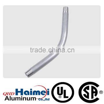 rigid aluminum tube elbow