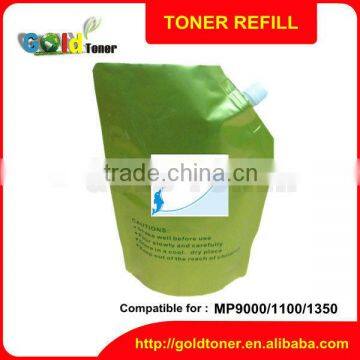 High quality ricoh bulk toner for use in aficio mp9000 mp1100 mp1350