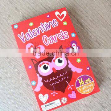 Custom colorful Valentine card