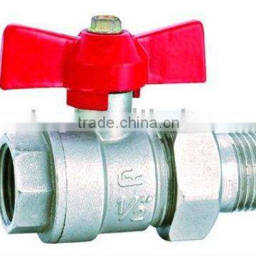 brass extended ball valve