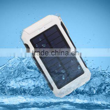 8000mAh real capacity solar charger powerbank