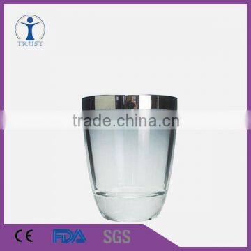 Trust wholesale custom Glassware manufacturer Silver cup Machine made