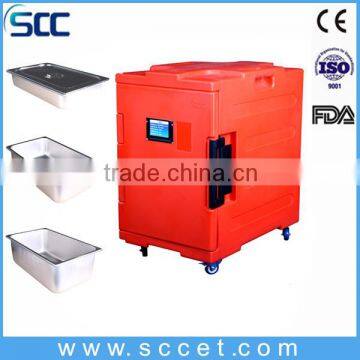 keep food warm insulation cart for catering food server delivery with FDA