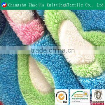 2016 hotsale heart discharge print coral fleece blanket wholesale from china factory ZJ076-3