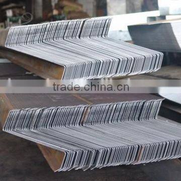 Q195B Q235B Hot Rolled Galvanized Steel Z purlin