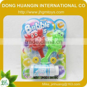 2014 hot sale frog/crab fun soap toys bubble games