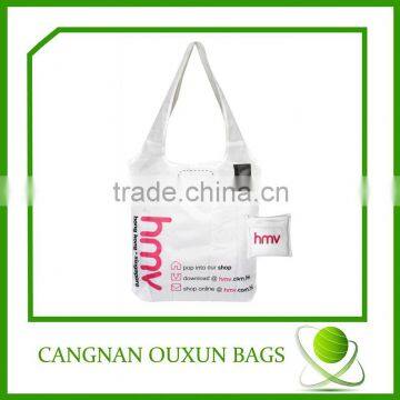 Customized nylon supermarket bag foldable