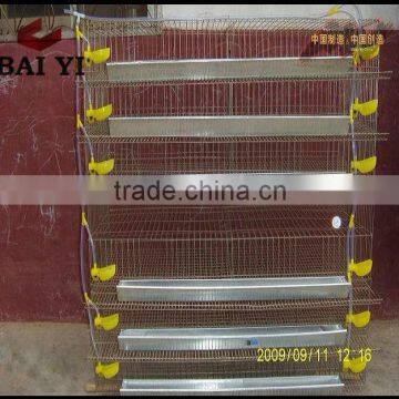 Metal Wire Mesh Layer Poultry Quail Cages With Poultry Quail Feeder Drinker photo-3