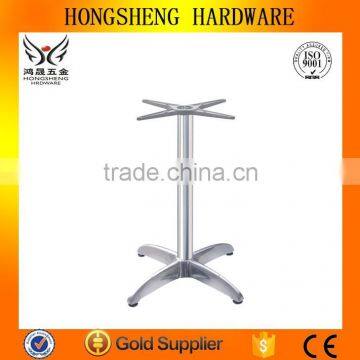 HS-A129 aluminum table legs dining table cross leg marble table base