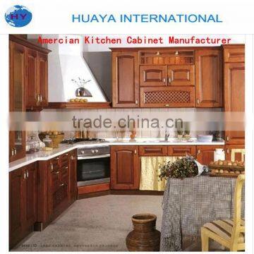 Solid Wood Kitchen Cabinet/cherry wood kitchen cabinets/beech wood kitchen cabinet