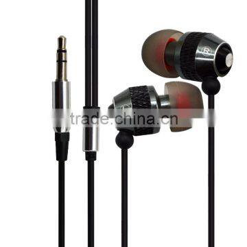 Novelty braid cable high bass earphones with stereo made in China