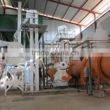 Production Line for Producing Sunflower stalk Pellets