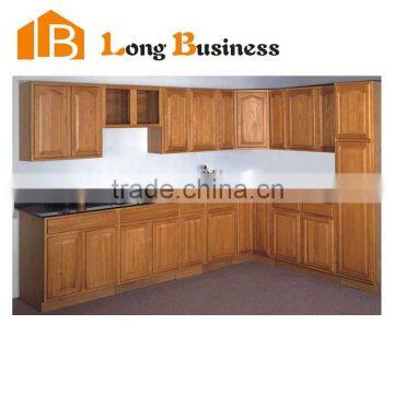 LB-JX1245 American solid wood kitchen cabinet for open kitchen designs made in China