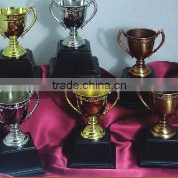 Metal Plated Cup With Big Base Honor Award Trophy