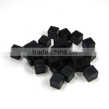 19mm Black Indented D6 Blank Dice RPG Board Games Cosplay