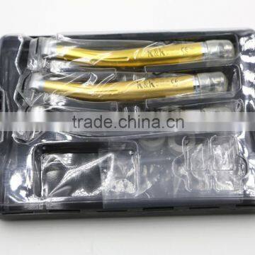 dental high speed handpiece kit/ LED & push button handpiece/ ceramic bearing