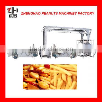 high quality Continuous Frying Machine/Fryer/peanut frying line