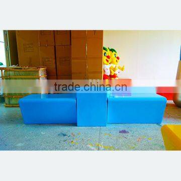 Modular fibreglass interior mix & match seating & tall Pots/ interior design creative Mall seats