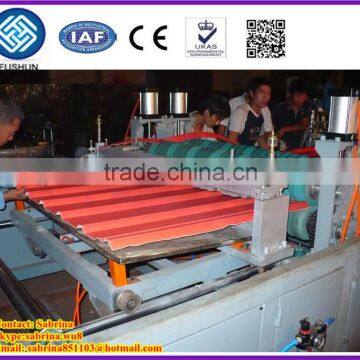 PVC roofing sheet production line/machinery