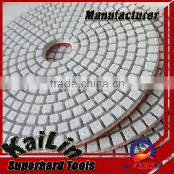 100mm diamond floor resin hand polishing pads for stone grinding