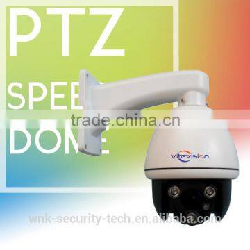 Vitevision vandalproof mini 10x zoom PTZ camera of IR high speed dome camera