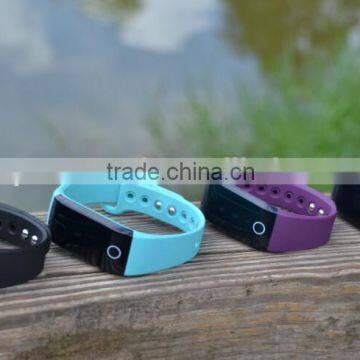 Optional Bluetooth Heart Rate Monitor Bracelet With SMS Content Fitness Band
