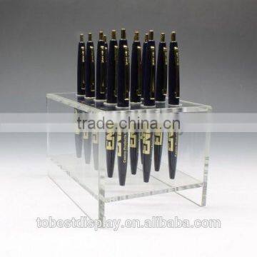 high polish elegant shenzhen factory custom acrylic pen display stand/acrylic pen holder