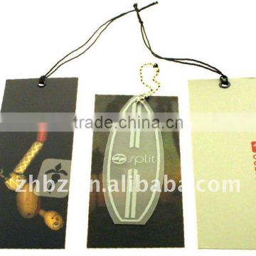 2012 hot colorful garment paper hangtags