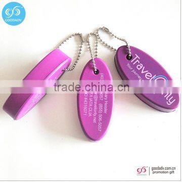 Promotion gift hanging ornaments custom logo pu leather keychain