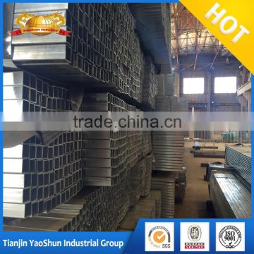 Gi rectangular hollow section weight/pre galvanized square tube