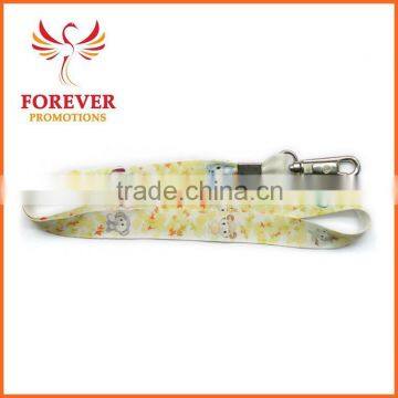 Printed Polyester Keychain Neck Lanyard for Children