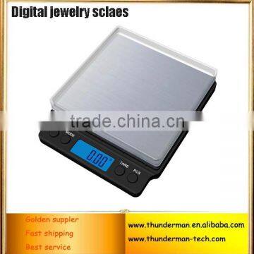 1000g*0.1g / 2000g*0.1gProfessional Digital Jewelry Mini Pocket Scale