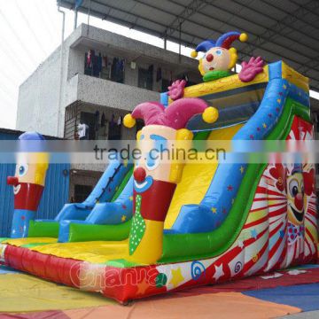 Hot selling giant inflatable colwn inflatable dry slide for sale, slide inflatable