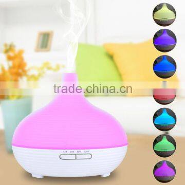 300 ml 7 Colors Changing Light Fashion Design Fea Aroma Diffuser Oil Diffuser Ceramic