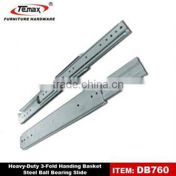 Heavy duty ball bearing drawer slides with locking