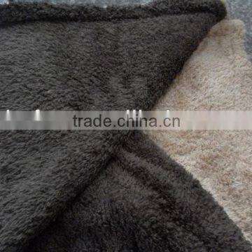 100%polyester Knit Solid Reversiblel Blanket photo-2